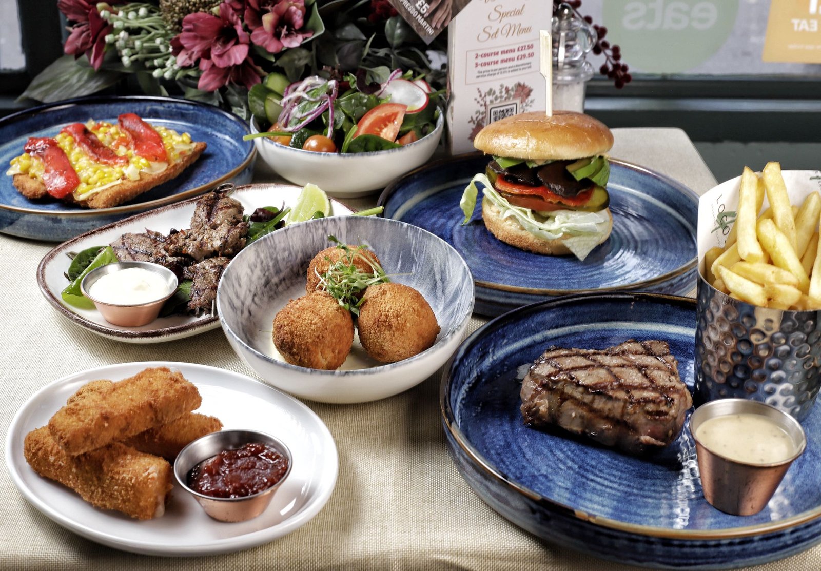 Summer set menu in croydon